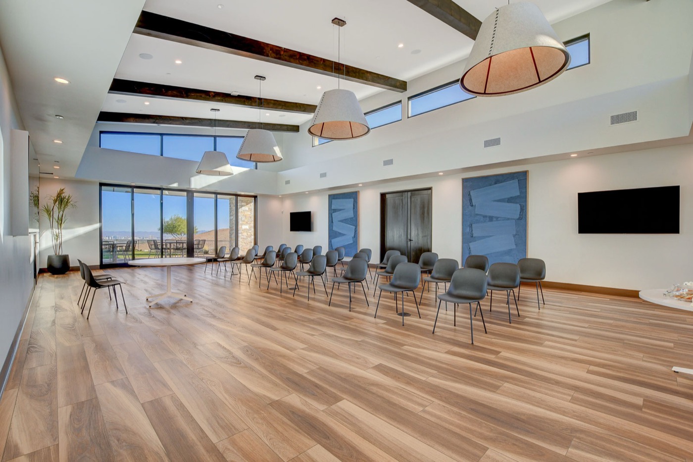Clubhouse great room at Heritage at Stonebridge