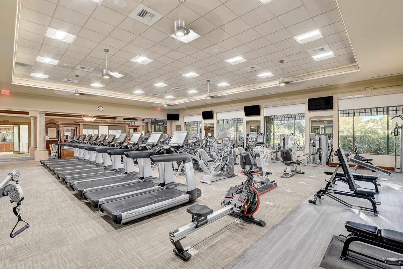 Fitness center with cardio equipment at Siena in Summerlin